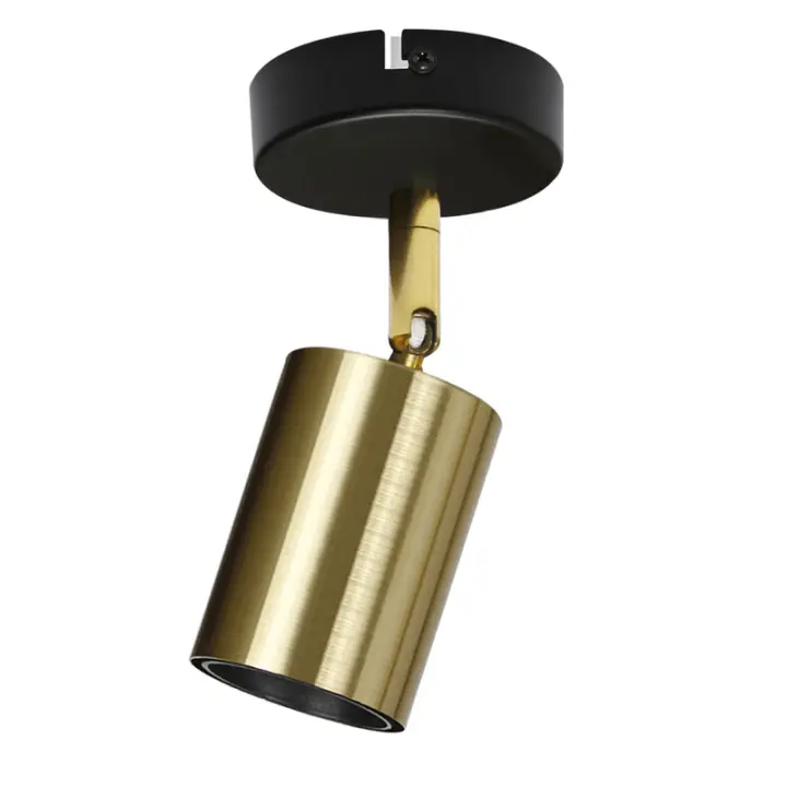 CBJKTX Stop Vintage Aplique de Pared E27 Negro Dorado Retro para Ajustable Moderno para Cocina Pasillo Mesita de Noche Sala de Estar - 1