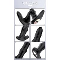 Embalaje privado SEXY Vibrador anal telescópico inalámbrico Bluetooth APP Control remoto Masajeador de próstata Butt Plug para hombres Dildo Vibrador Adulto - details 5