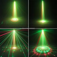 ESHINY Remote MINI R&G Laser 32 Patterns Projector DJ Dance Disco Bar Family Party Xmas Stage Lighting Effect Light Show N7T165 - details 16