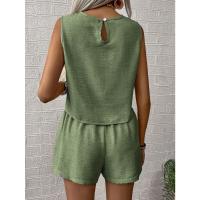 Conjunto de Verano 2025 para Mujer Top Sin Mangas y Shorts Cortos Estilo Casual y Deportivo - details 13