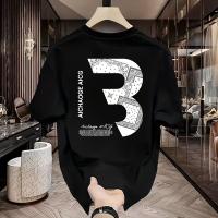 Camiseta de Verano de Algodón Puro de Alta Calidad Estilo Americano de Calle Mayor Corte Oversize - details 8
