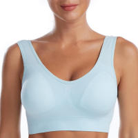 Sports bra women solid color fitness top gym yoga athletic tight workout soft brassiere padded - details 27