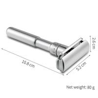 Afeitadora Mingshi Ajustable de Seguridad Afeitadora Clásica de Doble Aguja para Hombres - details 1
