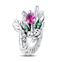 Pulsera Original Fit 100% Plata de Ley S925 Encantos de Huevo de Dragón para Mujeres Joyería DIY Cuentas de Cumpleaños Pascua - details 20