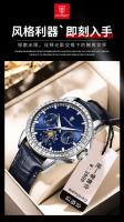 Cinturón de lujo de marca suiza Reloj para hombre Reloj multifuncional de moda - details 5
