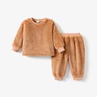 Conjunto de 2 piezas de manga larga estilo festivo informal para bebé, suave y cómodo, perfecto para salidas y uso diario - details 5