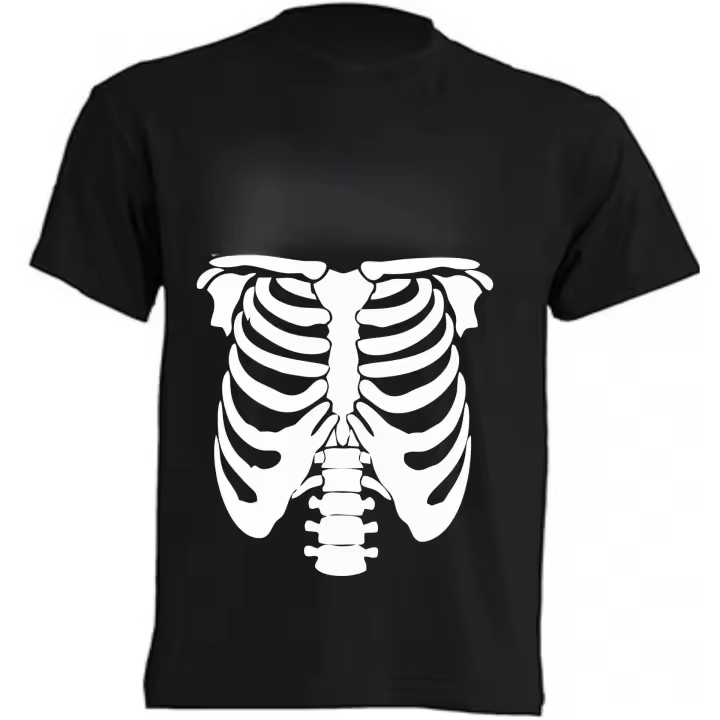 Camiseta: 100% Algodón: Manga corta - Tejido tubular, sin costuras laterales.- Puntada lisa - 1