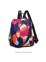 Mochila Multifuncional Antirrobo de Gran Capacidad Estilo Floral Correa de Hombro Arcuada - details 20
