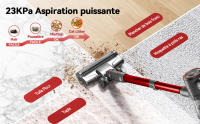 Aspiradora de varilla autoportante YISORA I8 |   Potente succión de 23 kPa/600 W |   Cable de 6 m de largo |   Limpieza del hogar ligera y sin esfuerzo - details 1
