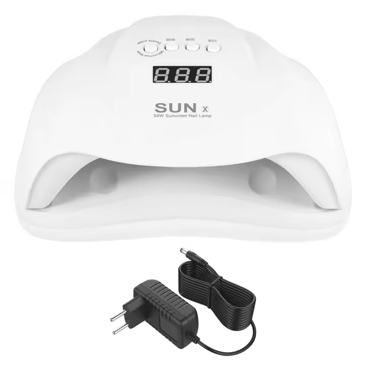 Sun X-Máquina secadora de Gel para uñas, lámpara Led Uv para uñas, luz blanca profesional, máquina de esmalte, secador rápido, herramientas de arte de uñas, 54 W - 1