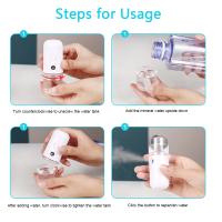 PULVERIZADOR Facial recargable por USB, humidificador, nebulizador, vaporizador Facial, hidratante, instrumentos de belleza - details 1