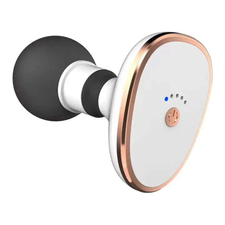 Mini masajeador portátil de mano con carga USB, masajeador de tejido profundo, relajación muscular para alivio del dolor, cuerpo, cuello, vibrador, Fitness - 1