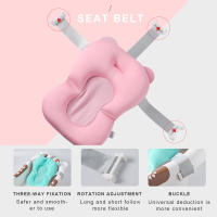 Cojín de Baño Plegable Suave para Bebés Soporte de Asiento de Tina Antideslizante Almohadilla de Protección para la Seguridad del Baño - details 4