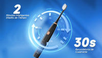 Cepillo de dientes eléctrico para adultos con 8 cabezales, cepillo de dientes eléctrico de limpieza profunda de 4 modos con cable USB y temporizador inteligente de 2 minutos - details 4