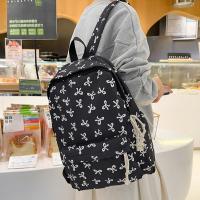 Mochila con lazo de nailon, bolso escolar ligero de gran capacidad para estudiantes, bolsa de almacenamiento, bolso de hombro para adolescentes de estilo japonés, viaje - details 15