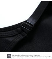 Corsé de palacio de neopreno, 3 capas de parche absorbente de sudor, moldeador corporal para mujeres con control del abdomen y cremallera - details 2