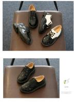 Zapatos planos de cuero para niños, zapatos de baile antideslizantes para actuaciones escolares, zapatos casuales para fiestas, bodas para niños pequeños - details 0