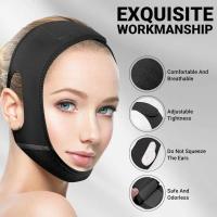 Estable para adelgazar la cara, moldeador, correa facial, línea en V, correa para la mandíbula para dormir - details 0