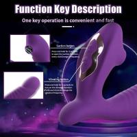 Vibrador con ventosa para clítoris 2 en 1, estimulador de succión de clítoris para mujeres, vibradores de masaje de punto G, consolador, Juguetes sexuales vaginales para adultos mayores de 18 años - details 1