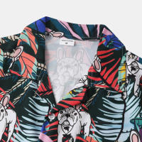 Camisa de manga corta para hombre, Camisa ajustada con estampado de flores fragmentadas, serie CS, primavera y verano, 2024 - details 66