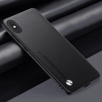 Funda de lujo de cuero PU para iPhone XS Max Cubierta trasera de silicona a prueba de golpes - details 11