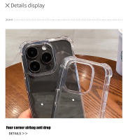 Para Apple funda suave transparente a prueba de golpes para iPhone 15 14 13 12 11 Pro Max Mini funda X XR XS 8 7 6 14 15 Plus SE fundas Accesorios - details 2