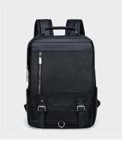 Mochila de cuero para hombre, bolso de negocios para ordenador portátil de 15,6 pulgadas, de gran capacidad, para viaje y colegio - details 17