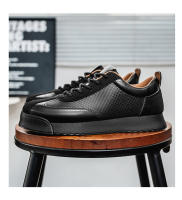 Nuevos Zapatos Versátiles Para Deportes Y Ocio, Zapatos Casuales Negros Con Plataforma Para Hombre - details 17