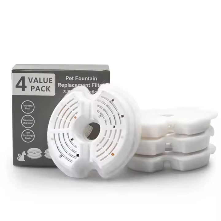 Filtros de Fuente de Repuesto de Carbono Activado Juego de Repuesto para Dispensador de Agua Potable para Perros y Gatos 4/8/16 Uds - 1