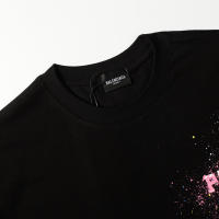 2025 Camisas casuales básicas de moda de verano, camisetas holgadas de algodón puro para hombres y nuevas camisas de manga corta para parejas con estampados de logotipos en la parte delantera - details 2