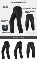 Pantalón moto hombre 4 estaciones resistente viento trail rally juvenil Deportes - details 3