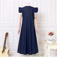 Vestido de mezclilla para mujer Maxi Jean Vestido largo - details 5