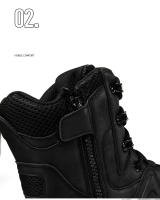 Botas tácticas de combate del desierto de la fuerza especial para hombre, zapatos de senderismo al aire libre, zapatillas de seguridad para el trabajo al tobillo - details 2