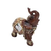Estatua dorada de la suerte, estatuilla de riqueza, regalo, decoración del hogar, escultura de elefante Feng Shui - details 31