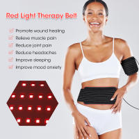 Almohadilla de terapia de luz roja infrarroja, 660nm, 850nm, reparación de heridas, alivio del dolor de espalda, envoltura adelgazante corporal, cinturón, cintura, hombro, máquina calentada - details 2