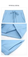 Pantalones Cortos de Yoga de Nylon para Mujer Ajuste Suelto, Manga de Cinturón, Secado Rápido, Transpirable con Bolsillos Ideal para Yoga y Deportes - details 12