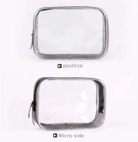 Bolsa de cosméticos transparente impermeable para mujer, estuche de maquillaje con cremallera de viaje, organizador de lavado de maquillaje transparente, Kit de bolsas de aseo para baño - details 21