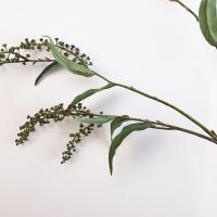 Planta Artificial de tacto Real, rama de fruta realista hecha a mano, plantas verdes simuladas, arte Floral, plantas falsas, decoración de jardín al aire libre - details 27