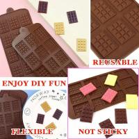Molde de chocolate, barras cuadradas antiadherentes, reutilizable para proteína de caramelo, molde de silicona para chocolate - details 3