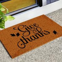 Alfombra de Entrada de PVC Antidesgaste Impermeable, Antideslizante, Fibra de Coco Falsa para Hogar y Oficina - details 4