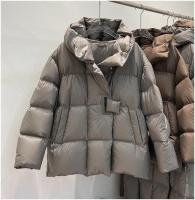 Chaqueta de Plumífero de Pato Blanco Janveny Invernal Abrigo de Moda Cálido y Suelto para Mujeres - details 3