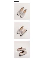 Zapatos de pescador de un solo paso, informales, versátiles, planos con diamantes de imitación para mujer, de nuevo estilo - details 3