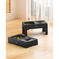 Petace Fuente de agua para gatos y perros 3,2 L de acero inoxidable más 4 filtros de carbón activado y 5 esponjas - Bebedero silencioso con triple filtración - details 2