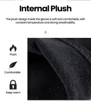 GIYO-guantes cálidos de invierno para ciclismo, manoplas gruesas largas de dedo completo, pantalla táctil, SBR, a prueba de golpes, para bicicleta de Palma - details 4