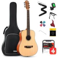 Guitarra Acústica de Adulto Guitarra Cutaway 4/4 Kit Dreadnought 41 Pulgadas de Principiante con Cuerde Afinador Cejilla Sunburst - details 32