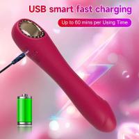 Telescc consolador vibrador 10 modos realista glande estimulador del clítoris vaginal Anal AV Stick orgasmo masturbador juguetes sexuales para mujeres - details 9