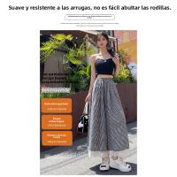 Pantalones Casuales de Encaje Estilo Completo de Pierna Ancha Culottes de Verano para Mujeres - details 19