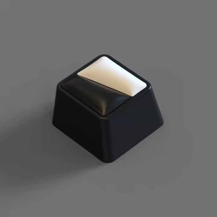 Accesorios para Teclado Gaming Inflables Dorado-Negro ESC/Retroceso/Entrar/Espacio, Diseño Detallado Artanal, Ideal para Gamers y Decoración de Teclados - 1