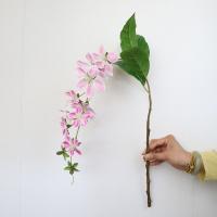 Simulación de 9 cabezas de jazmín colorido como jazmín Artificial Real, modelo de paisaje, flores colgantes, suministros de fiesta de cumpleaños - details 13