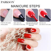 Parkson-Juego de esmaltes en Gel para uñas, barniz híbrido semipermanente para manicura, lámpara UV, 2 unidades por Set - details 7